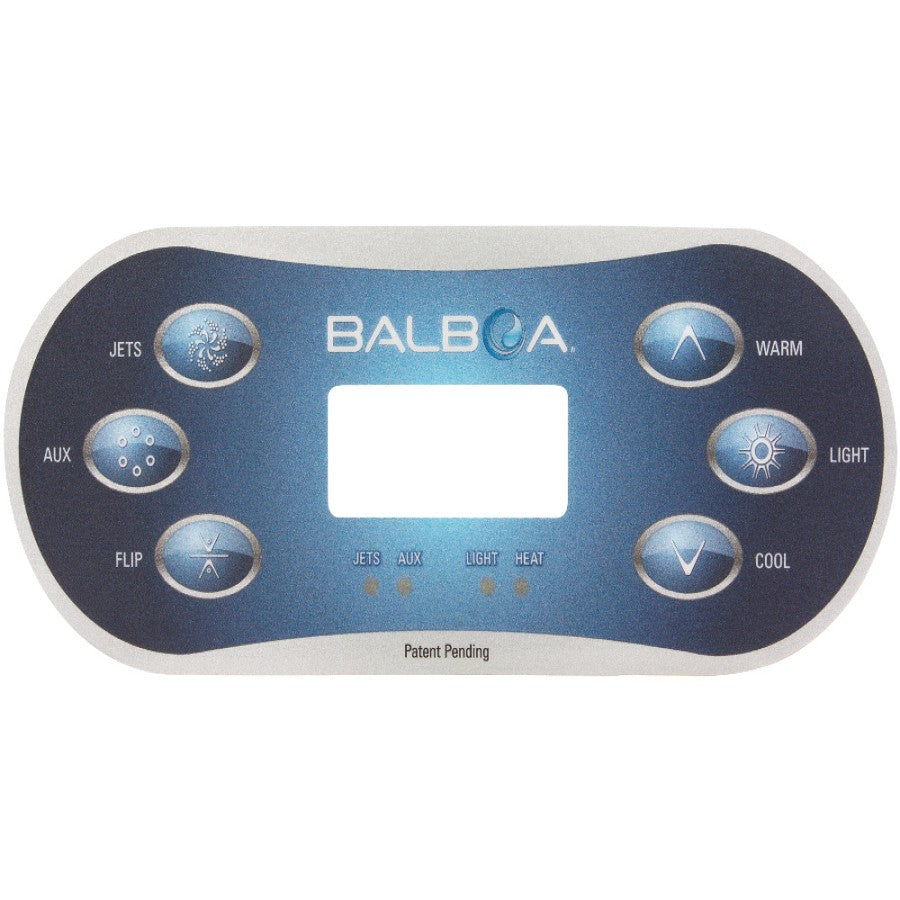Balboa Overlay for TP600 - Jets/Aux/Flip/Warm/Light/Cool (12101)