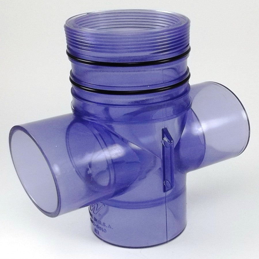 Divertor Valve Assembly 2 Inch for Dynasty Spas - Clear