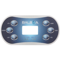 Balboa Overlay for VL600S - Jets/Blower/Light/Warm/Mode/Cool (11877)