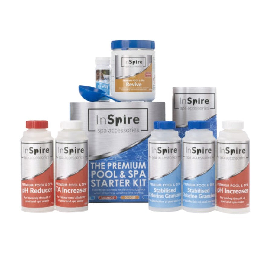 InSpire Premium Pool and Spa Chlorine Chemical Kit (AGPSPCL1INSPIRE)