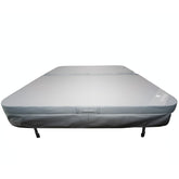 Cover for Sierra V1 - F2250 x 1800mm, Radius 200mm, Thickness 120-100mm - Lunar Grey Fabric with AquaSolus Logo