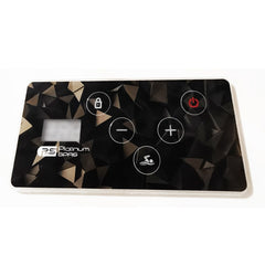 Control Panel with Platinum Spas Overlay - 120-60V for Turbine