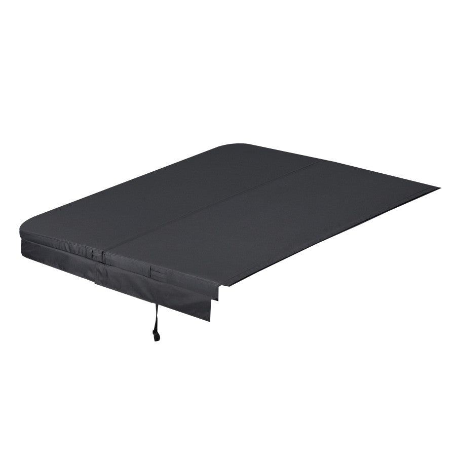 Cover Skin for Eros Swim Spa - Part 1, Radius 200mm, Thickness 125-70mm with Flap - Black Fabric