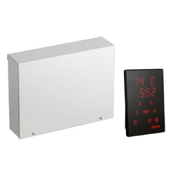 The Wall Sauna Heater 9KW SW90E - Black (HSWE900400M)+ 1 Box 5-10cm Stones(AC3000)+Control unit Xenio(CX170400)