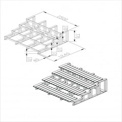 Steps 4 Tier 01C# for Thermals Swim Spa Duce/ Classico - Grey 01C#