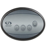 Control Panel IN.K120 Gecko Aux Panel - 4 Buttons - IN.K120-BK-3OP-20-AE1(0607-005019)- SR
