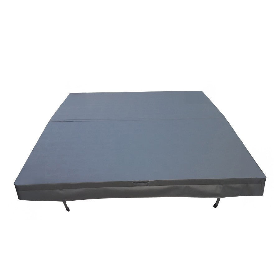 Cover for ZR6 - 2300 x 2300mm, Square Corners, Thickness 4.5-2.5 Inch, Skirt 120mm - Grey Vinyl 005#