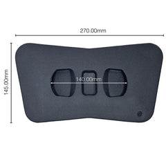 Headrest For Luna/Eclipse - Light Grey And Black