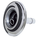 Rotational Jet Large/4.5 Inch for Bellagio Genova, Torina, Verona, Milano 2 Brow design, Grey/Silver - White Push Fit (1.1.B1.0253+1.1.B1.0257)