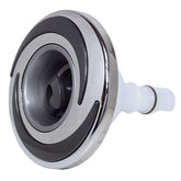 Rotational Jet Medium/3.5 Inch for Bellagio Genova, Torina, Verona, Milano 2 Brow design, Grey/Silver - White Push Fit