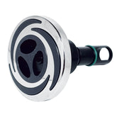 Rotational Jet Small/2 Inch for Bellagio Tubs Bari, Venezia, Arum C - 3 Brow design, Grey/Silver (1.1.B1.0198 )