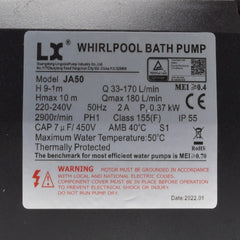 LX JA50 Circulation Pump - 370W