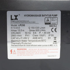 Pump LP250 - 1 Speed - 2.5 HP 2 x 2