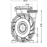 Maelstrom 1 Speed - Gecko Pump MS-1-V25-2.5-1-3.0-80-10.3-R0-U-C (0800-200000/0800-290000)