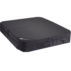 Cover for Platinum Deluxe V3/Seville V1 - 2000 x 2000mm, Radius 200mm, Thickness 120mm-90mm - Black Fabric