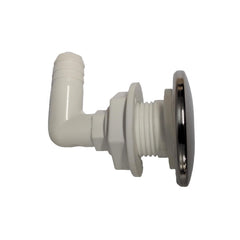 Drain with 90 Degree Elbow - Stainless Steel for Ice Bucket on Platinum Spas/OEM