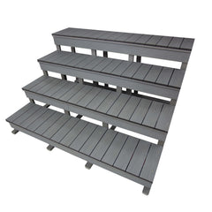 Steps 4 Tier for Flow/Fusion Swim Spa V1 - Lunar Grey