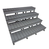 Steps 4 Tier for Flow/Fusion Swim Spa V1 - Lunar Grey
