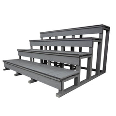 Steps 4 Tier for Flow/Fusion Swim Spa V1 - Lunar Grey