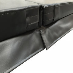 Cover for OR 2025/Deluxe V1+V2 - 2000 x 2000mm, Radius 7 Inch, Thickness 90mm-70mm - Grey Vinyl