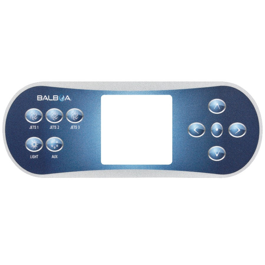 Balboa Overlay for TP700 - 3 Pump Version - Jets1/Jets2/Jets3/Lights/Aux (17381)