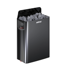 The Wall Sauna Heater 8KW - Black (HSW800400M)+ 1 Box 5-10cm Stones(AC3000)
