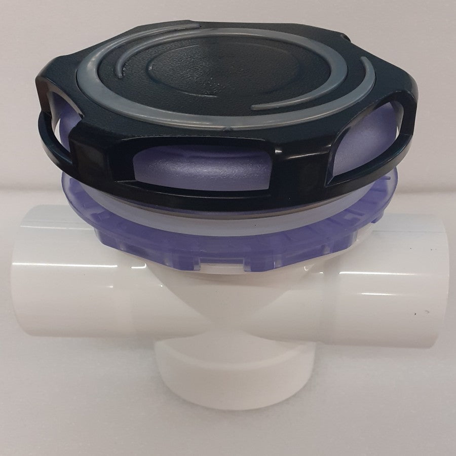 Large Diverter for ZR Spas, LED version, 2 Moon design - Black