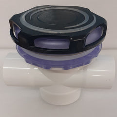 Large Diverter for ZR Spas, LED version, 2 Moon design - Black