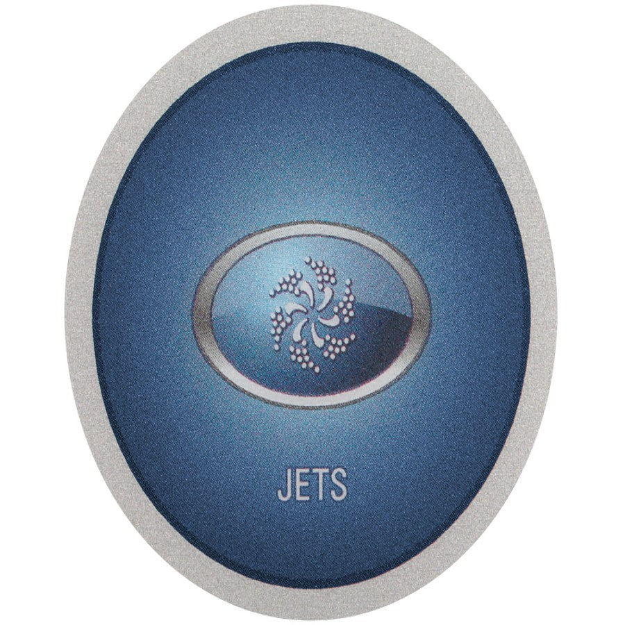 Overlay for Aux Control Panel - 1 Jets Button
