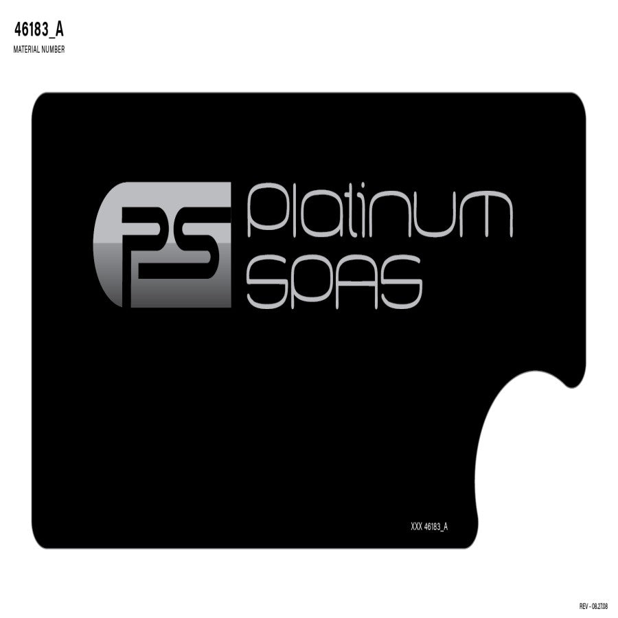 Platinum Spas Overlay Sticker for BP200 (46183)