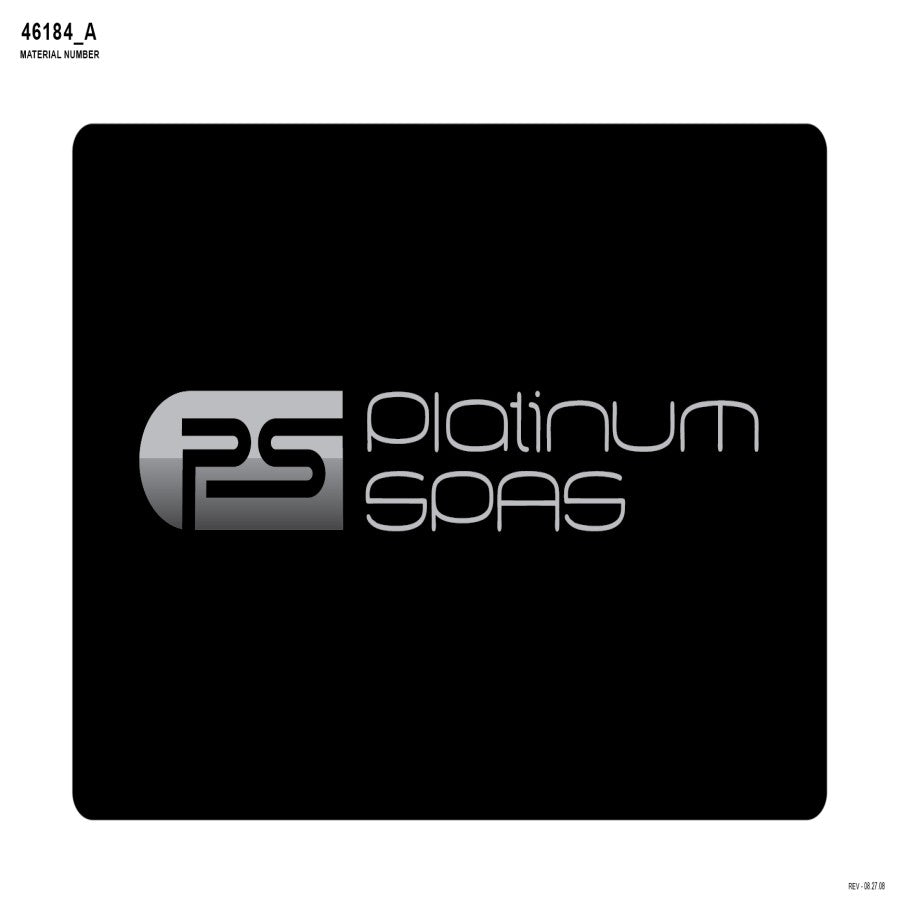Platinum Spas Overlay Sticker for BP6013/BP21/BP613 (46184)
