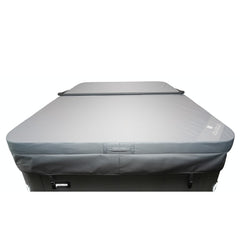 Cover for Cascade V1/Solstice V1/Serenity V1 - 2300 x 2300mm, Thickness 120-100mm - Lunar Grey with Aquasolus Logo