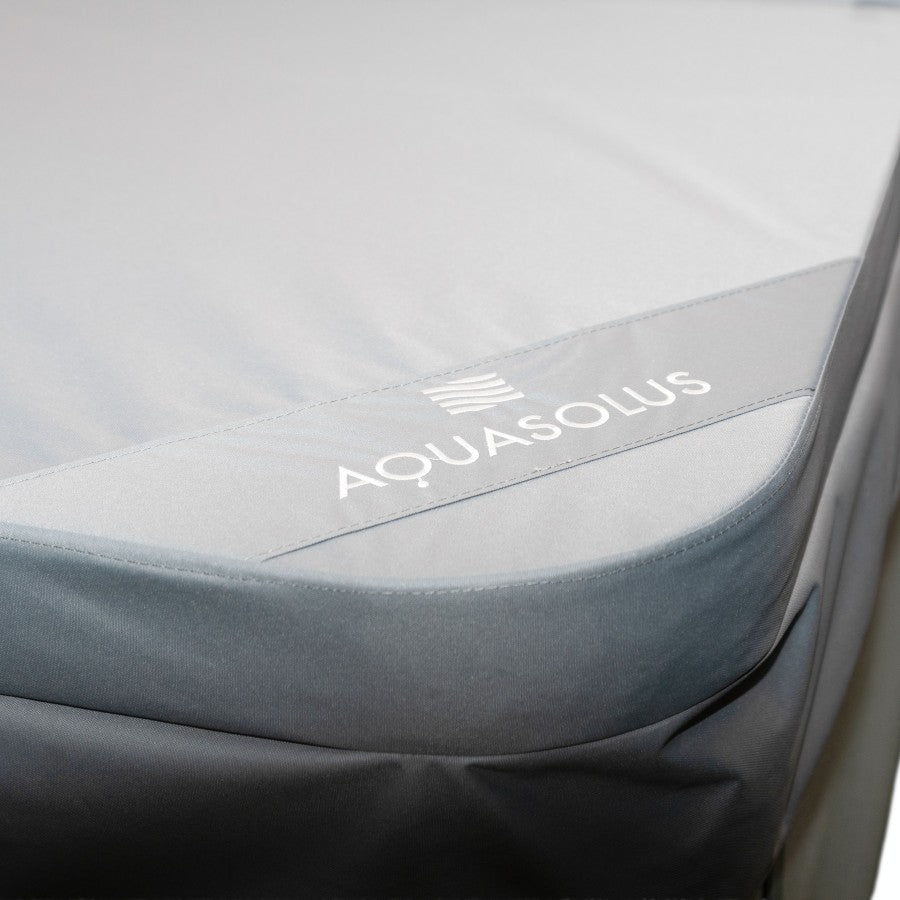 Cover Skin for Aspen V1 - 2300 x 2000mm - Lunar Grey Fabric with Aquasolus Logo