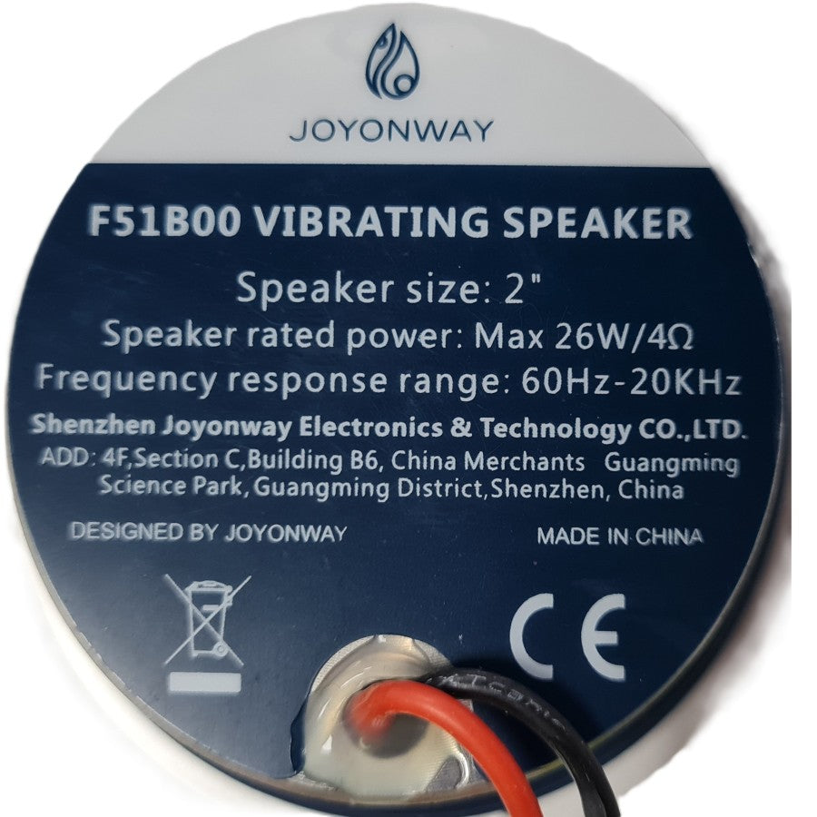 Transducer Speaker F51B00 Vibrating 2 Inch for Platinum Luxury and Hera (03.07.01026)