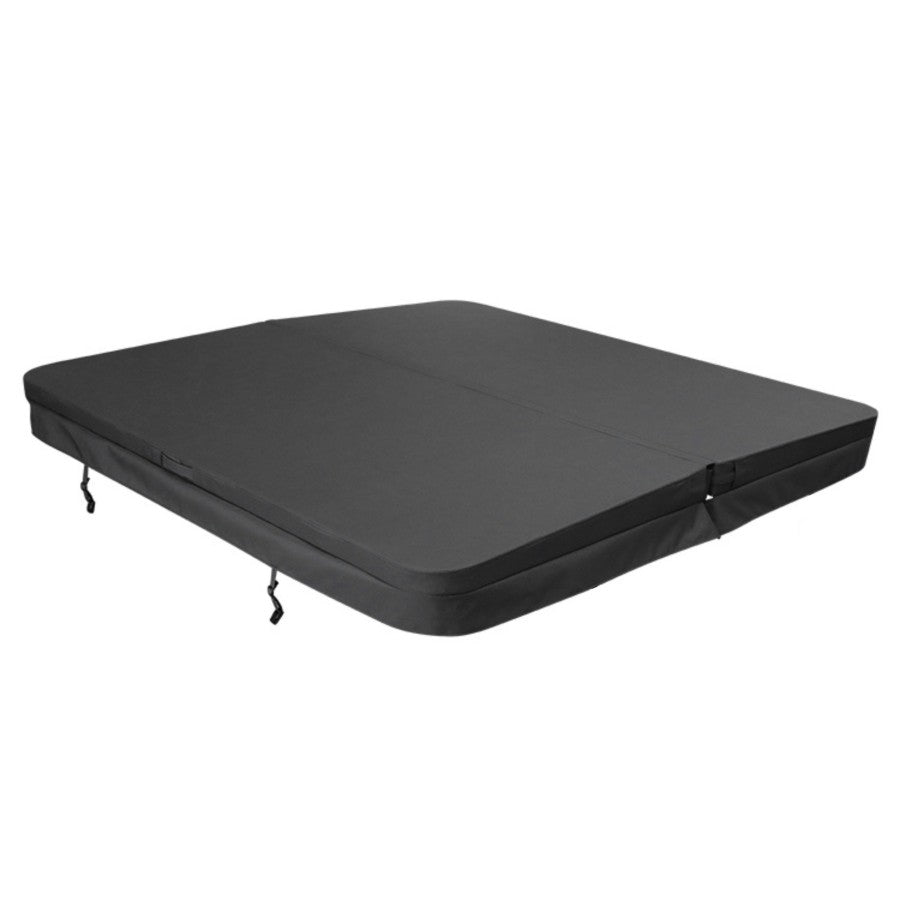 Cover for St Tropez V1/Reims V1 - 2000 x 2000mm, Radius 200mm, Thickness 100-60mm - Black Fabric