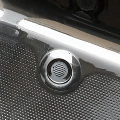 Jet and Internal Drain/Suction - 1 Inch - Black with Black Stainless Steel for Obsidian V2 (06 HSBXGM GZPSQ-1-023-2DZ)