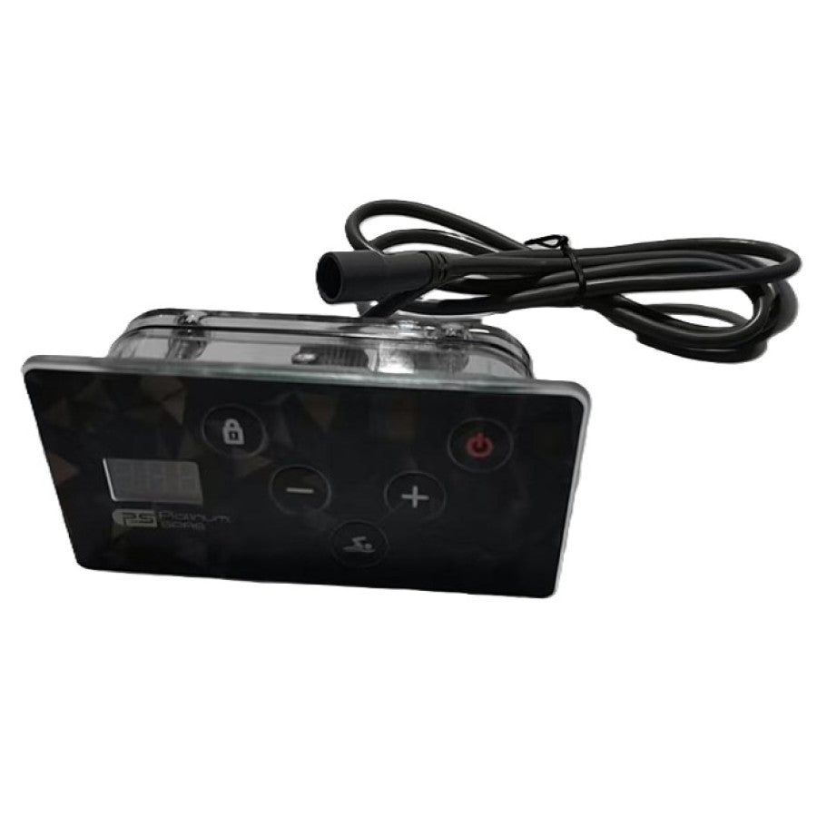 Control Panel with Platinum Spas Overlay - 120-60V for Turbine