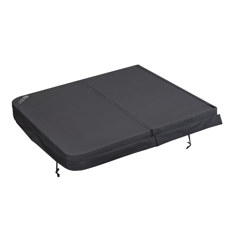 Cover for Helios Swim Spa V1+V3 - PART 1 ONLY - Black Fabric with Platinum Spas Logo