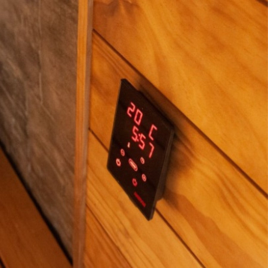 The Wall Sauna Heater 9KW SW90E - Black (HSWE900400M)+ 1 Box 5-10cm Stones(AC3000)+Control unit Xenio(CX170400)