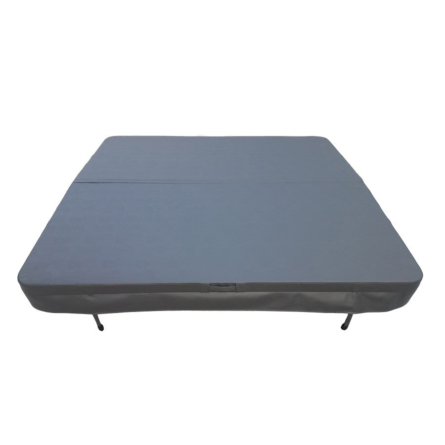 Cover for PP3 - 2000 x 2000mm, Radius 250mm, Straps 150mm, Skirt 150mm - Grey Vinyl #005