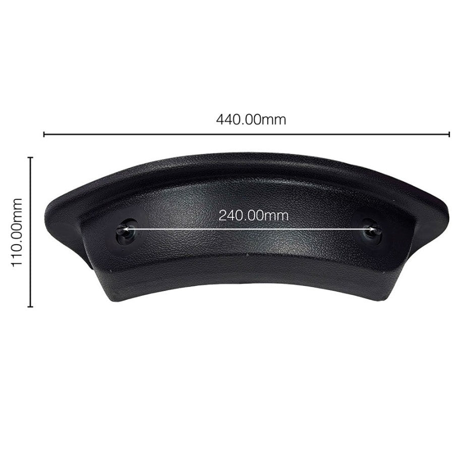 Headrest Long for Neptune Swim Spa - Black
