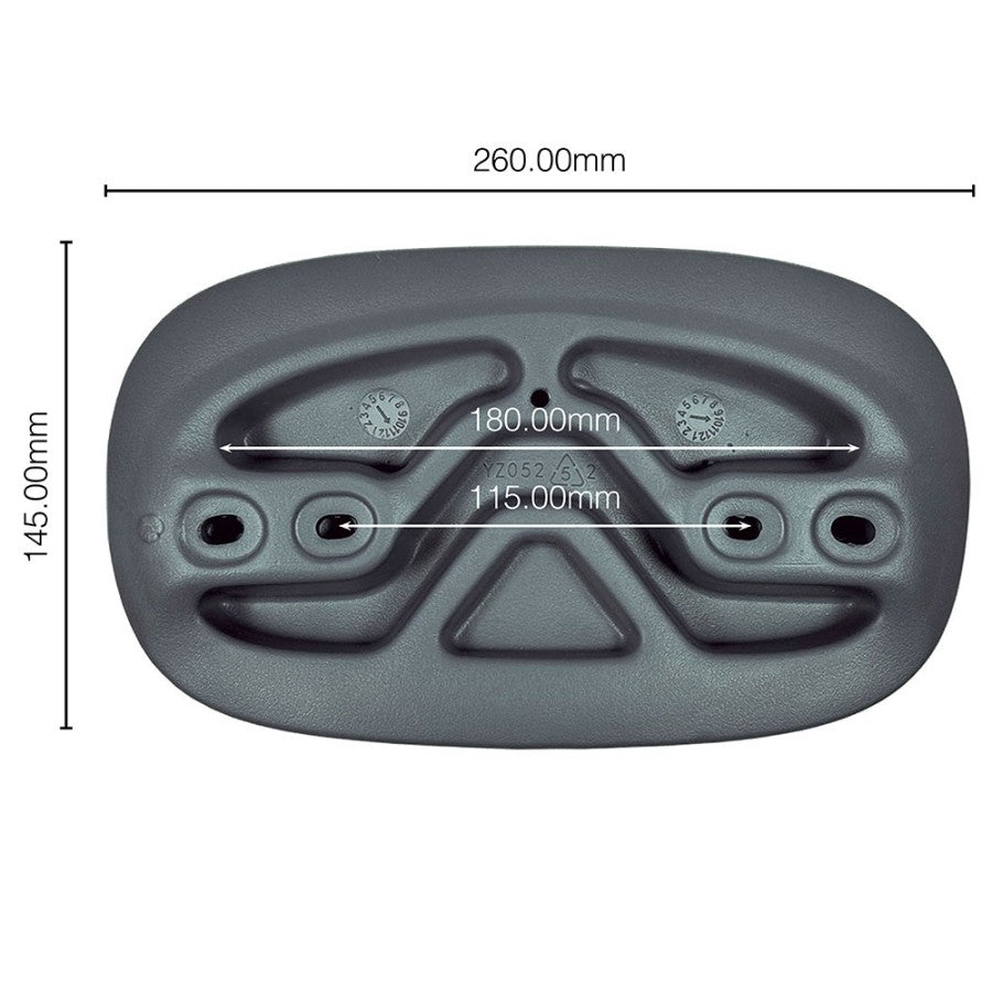 Headrest with PS Logo for Platinum Spas Premium V3/Luxury (03.06.01.00134)