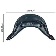 V-Neck/Headrest - Black for Torina (PillowEVA114)