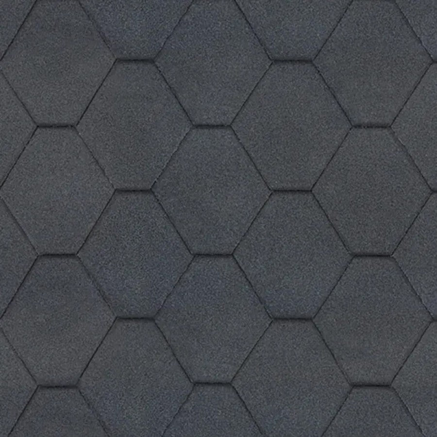 Pack of Hexagonal Shingles for Hekla Barrel Sauna - Grey (PART-P1)