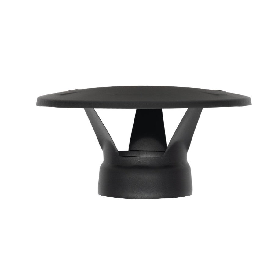 Rain Cap - Black Steel (SP139M) for Harvia Wood Burner Chimney