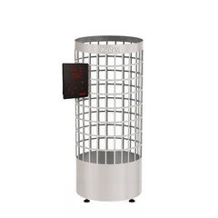 Electric Sauna Heater ONLY Harvia Cilindro PC90XE 9KW with Xenio WIFI - Steel (HPC904XW) for Cube 160/210/250 and Barrel 210/250