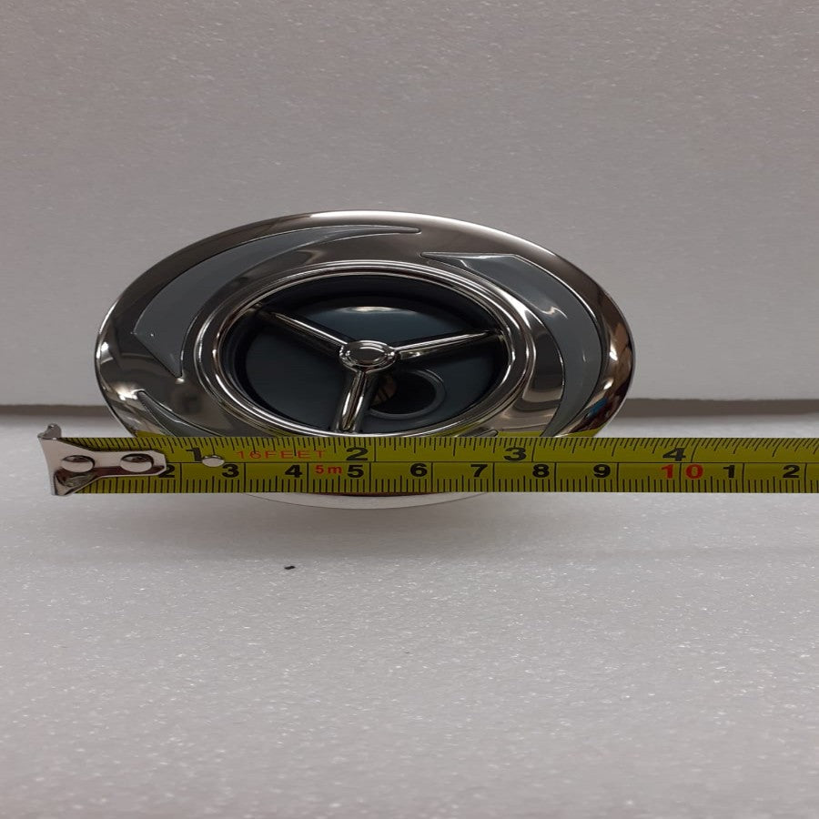 Rotational Jet Medium/3.5 Inch for Thermals Tubs, 3 Blade design, Grey/Silver