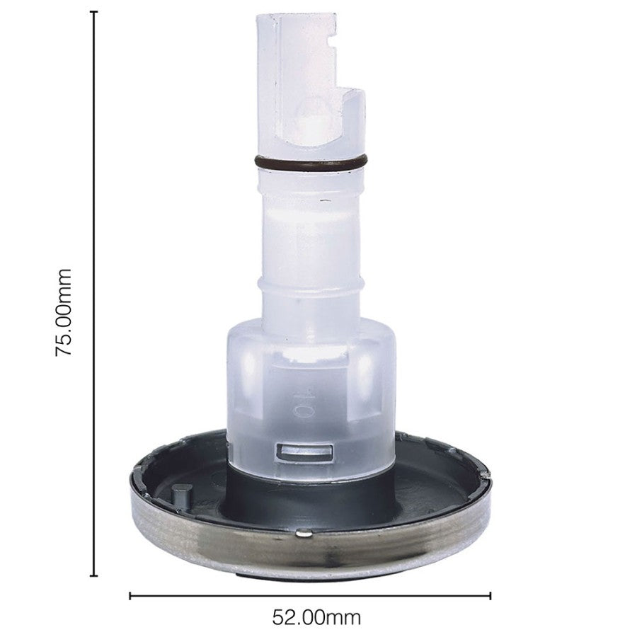 Directional Jet Small/2 Inch for Bellagio Genova, Torina, Verona, Milano 2 Brow design, Grey/Silver - White Push Fit （1.1.B1.0250+1.1.B1.0255）