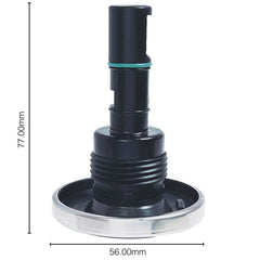 Rotational Jet Small/2 Inch for Bellagio Tubs Bari, Venezia, Arum C - 3 Brow design, Grey/Silver (1.1.B1.0198 )