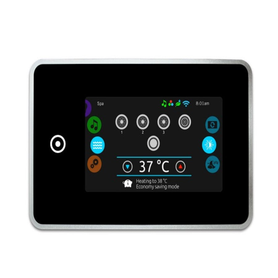 Control Panel IN.K1001+ CLEAR - Gecko with Protective White Cover (0607-008152+9917-106904)